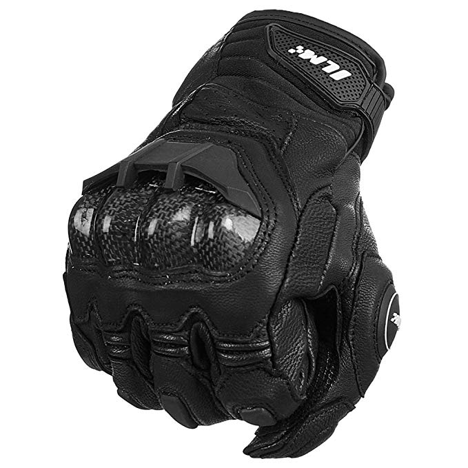 Air Flow Leather Motorcycle Gloves